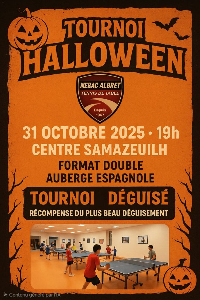 NERAC ALBRET TENNIS DE TABLE